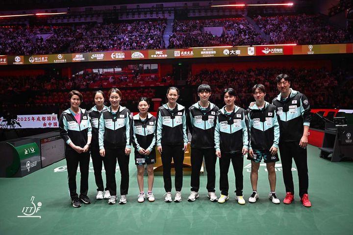卓球韓国代表（C）ITTF