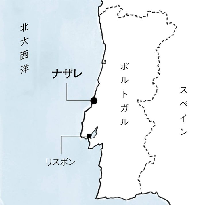 ポルトガル ナザレ 地図