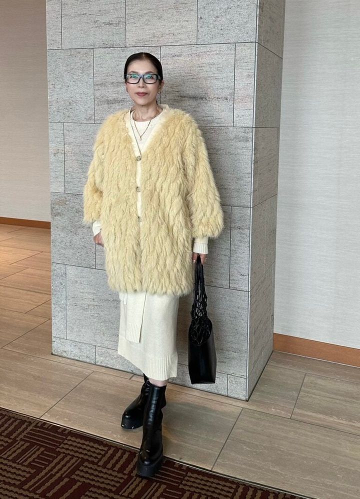 MOTOMIさん12月ブログ_ひよこカラーコーデ