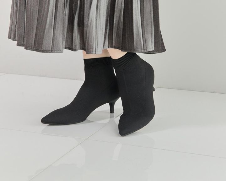 画像: ニットブーツで美シルエット