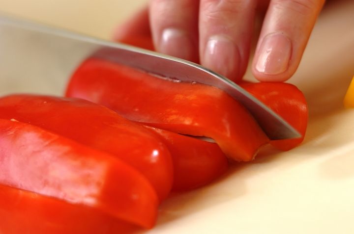 パプリカのピクルスの下準備1