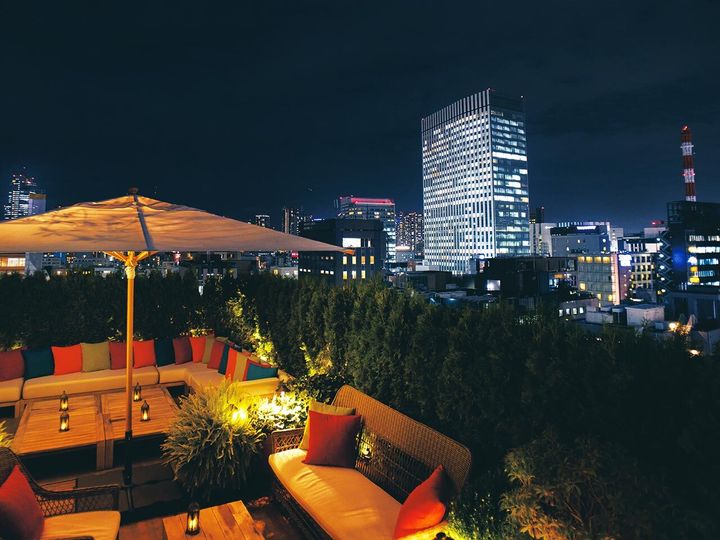 銀座一丁目『The ROOF』の内観