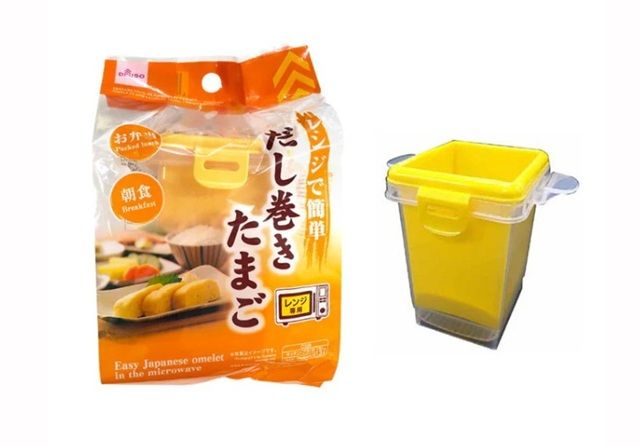 ダイソー レンジで簡単だし巻きたまご