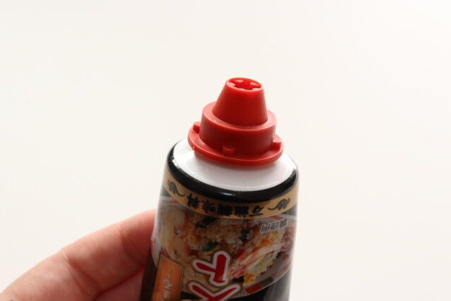 ワンタッチ中華チューブキャップ ノズル取り付け