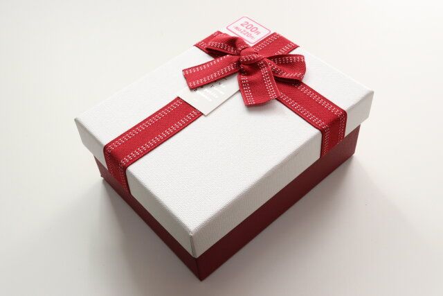 リボン長方形ギフトボックス（3サイズ） ラッピンググッズ