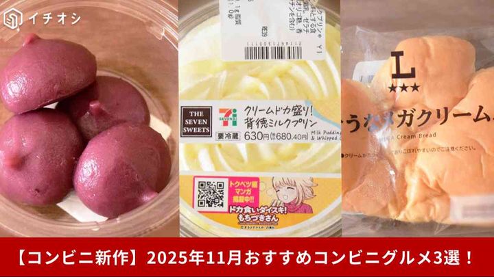 【コンビニ新作】2025年11月に食べたいコンビニグルメ3選！