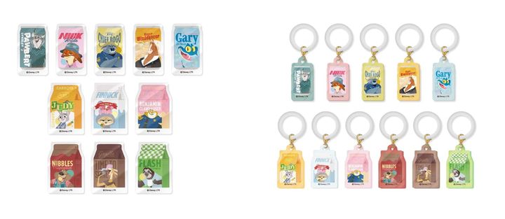 アクリルマグネット／めじるしチャーム