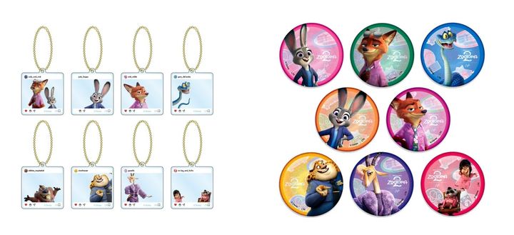 アクリルキーホルダー／ビッグホロ缶バッジ