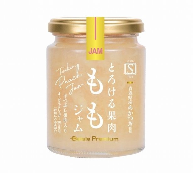 「Beisia Premium 青森県産あかつき桃ジャム240グラム」