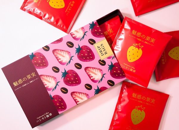 人工香料を使わず本物のイチゴに漬け込んだ魅惑的な“果実コーヒー”が新登場！