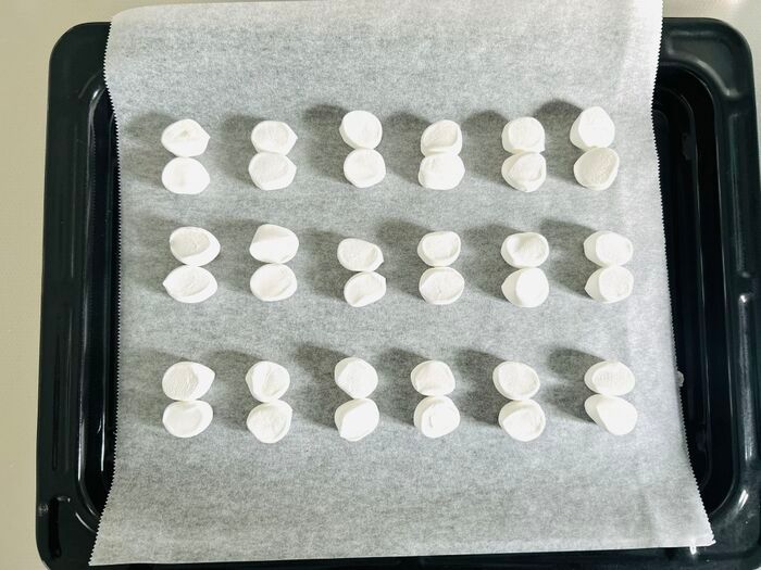 市販のお菓子で超簡単！『雪だるまクッキー』作ってみた。食べてみると…意外な食感！？