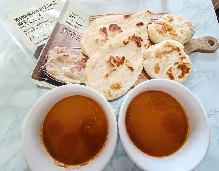 無印良品「フライパンでつくるナン」