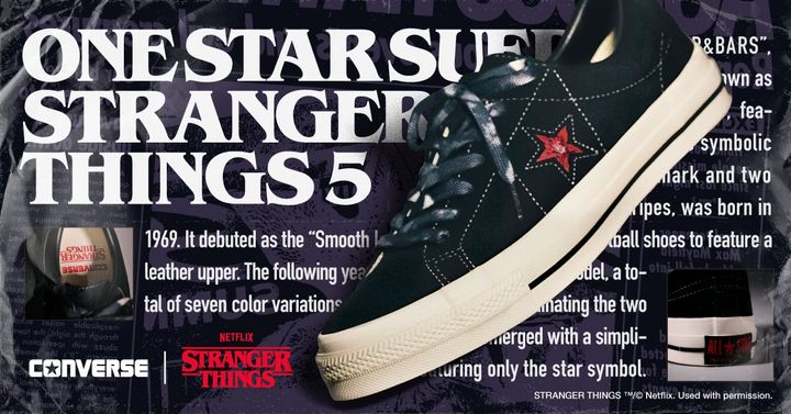 ONE STAR SUEDE / STRANGER THINGS 5 ¥19,800