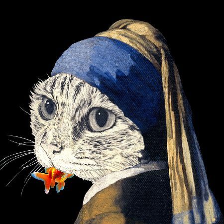 アートECサイト「月刊美術プラス」にて「猫・ネコ・CAT ～肉球とモフモフと」開催中