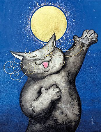 アートECサイト「月刊美術プラス」にて「猫・ネコ・CAT ～肉球とモフモフと」開催中