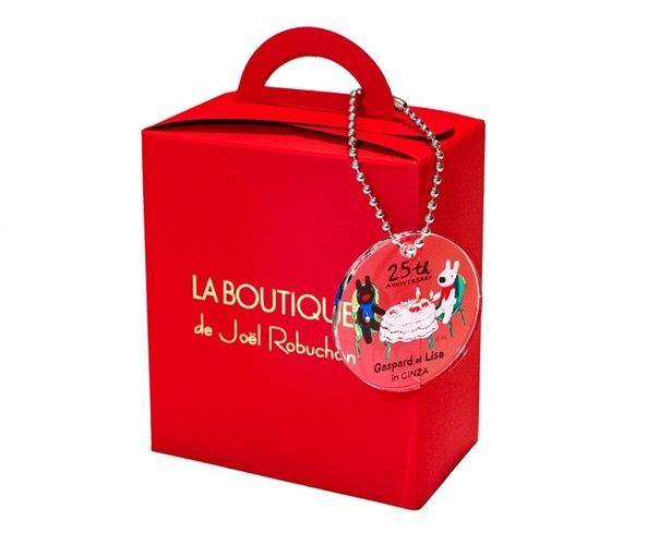 「ジョエル・ロブション×リサとガスパール フィナンシェ(チャーム付き)」(2916円) 