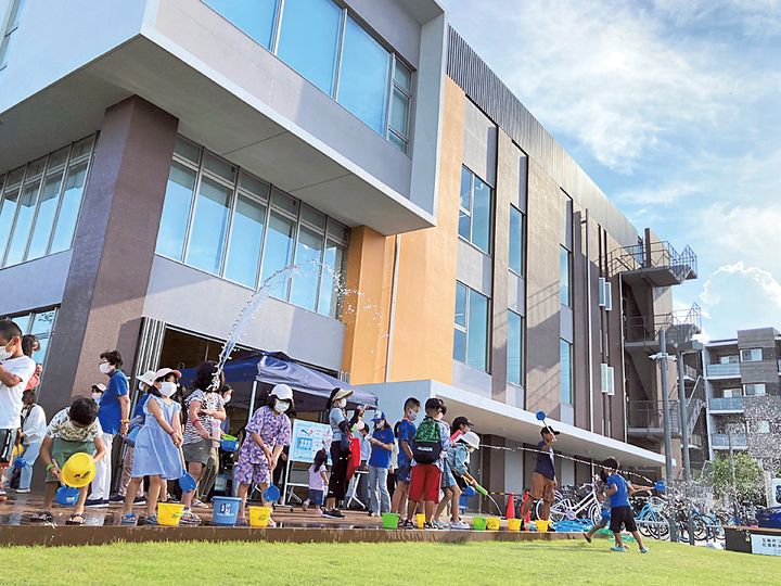 photo：2022年に移転オープンした立花南生涯学習プラザ