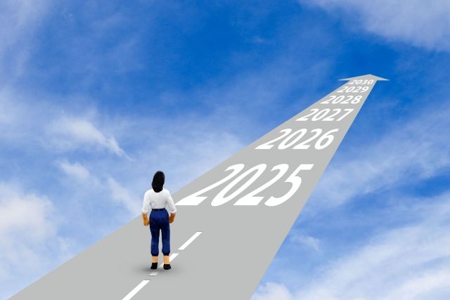 2025年から2026年へ進むイメージ