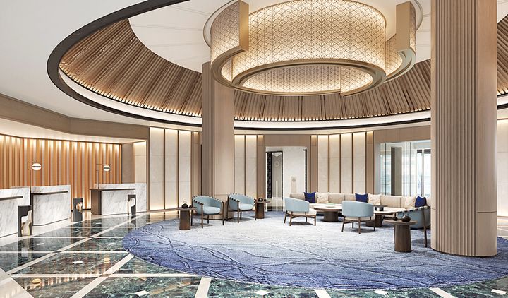 photo：1階のロビー ※イメージパース