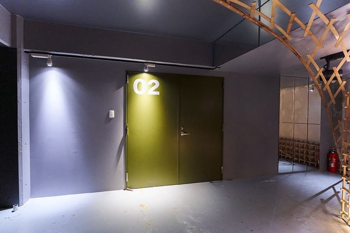 「展示室2」の入り口