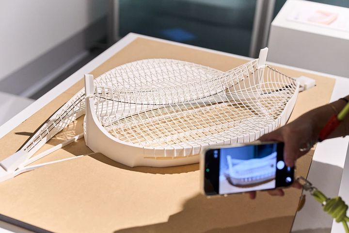 「国立代々木競技場 第一体育館」の模型