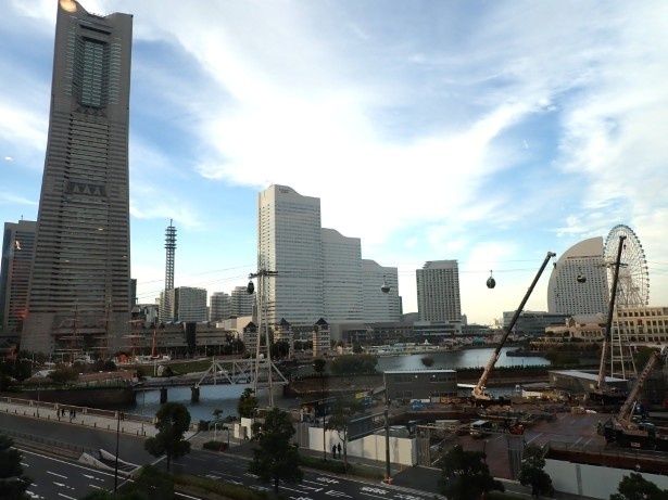 市民ラウンジから見える昼の景観 画像提供：横浜市総務局管理課