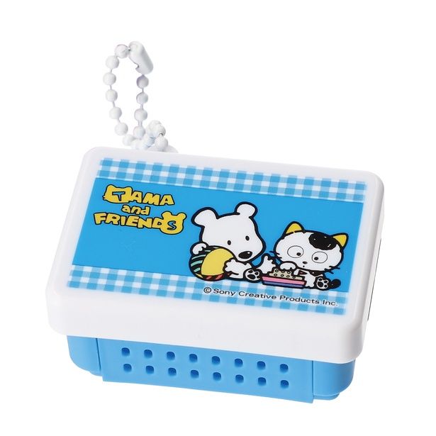 「ミニランチBOXキーホルダー」(ブルー)