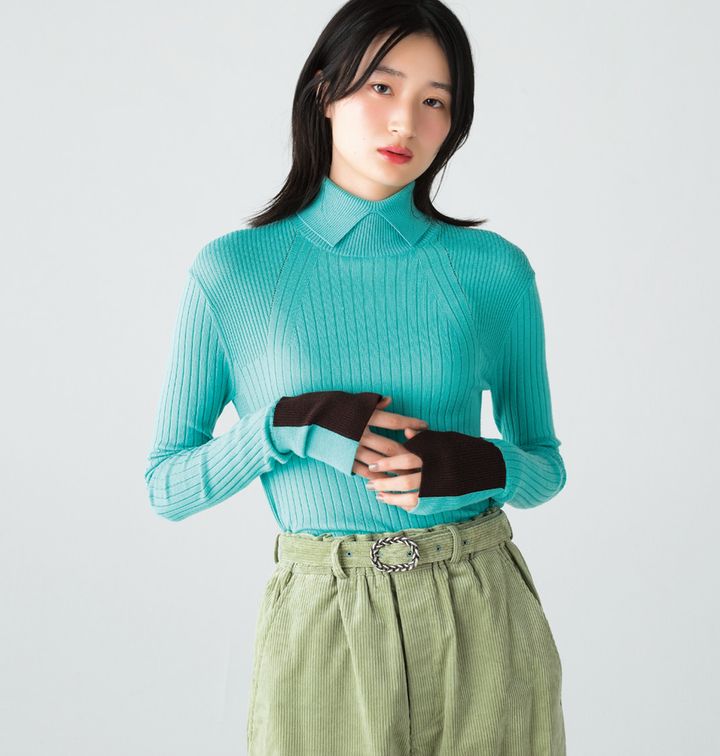 洗練されたシルエットに都会的な表情が漂う