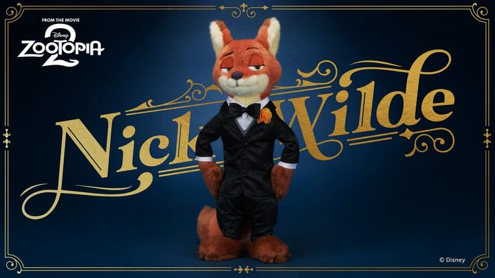 タカラトミーアーツ「ディズニーキャラクター 『ズートピア2』 プレミアムぬいぐるみ ニック・ワイルド ムービーエディション」