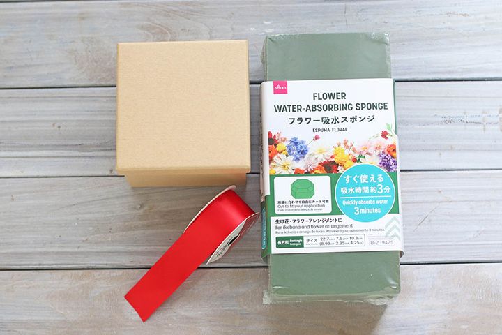 ボックスアレンジの材料