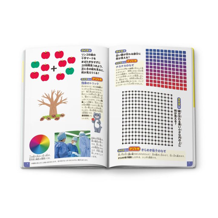 ミニ図鑑「小学館の図鑑NEO 特別版 だまし絵と錯視」内容