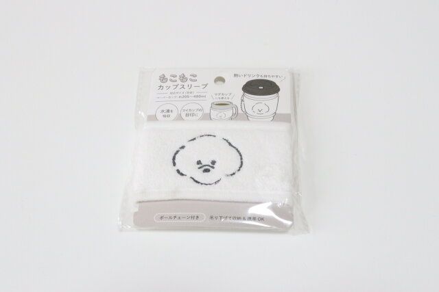 セリア もこもこカップスリーブ パッケージ