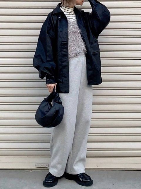 タートルネックコーデ5