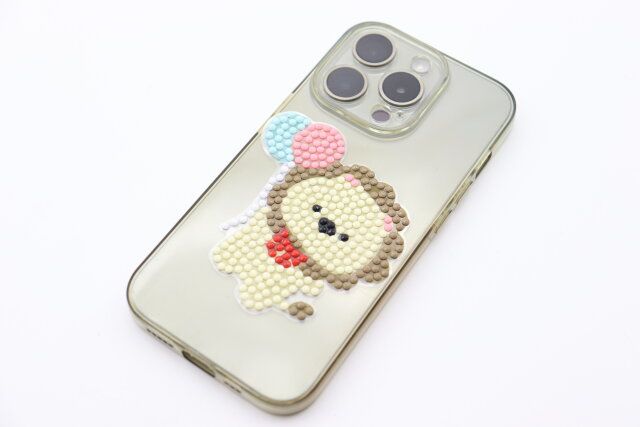 ビーズアートシールキット スマホに貼り付け