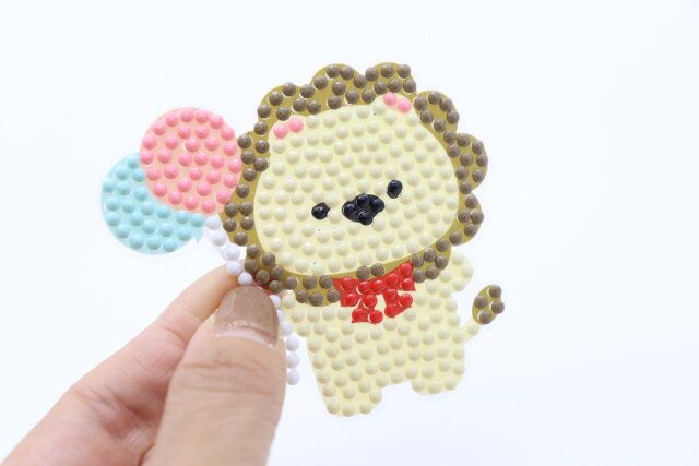 ビーズアートシールキット 完成