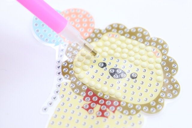 ビーズアートシールキット 遊び方