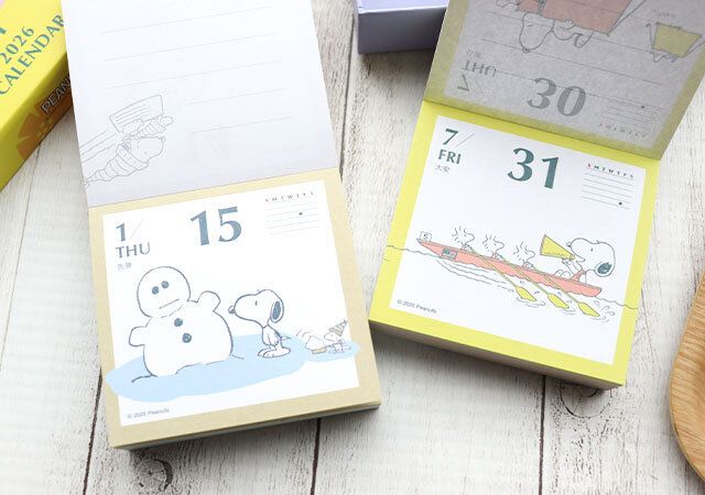 大人のおしゃれ手帖スヌーピー日めくりカレンダー365日異なる絵柄