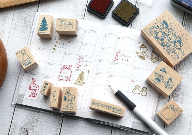 大人のおしゃれ手帖スヌーピー付録スタンプセット手帳