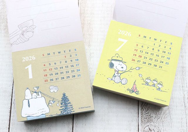 大人のおしゃれ手帖スヌーピー日めくりカレンダー2冊
