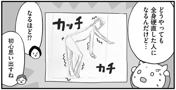 どうやっても全身硬直した人になるんだけど… （C）よざ ひかる／KADOKAWA