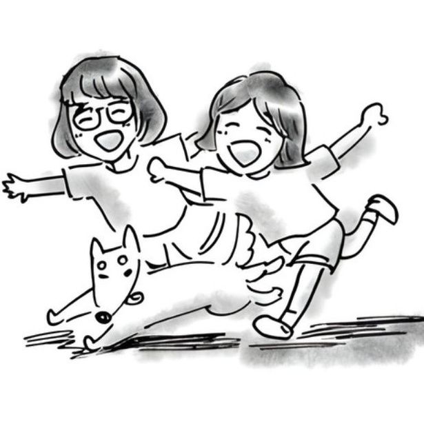  犬に憑かれた女の子が除霊できない話 画像提供：sakura(@side_sinmom)