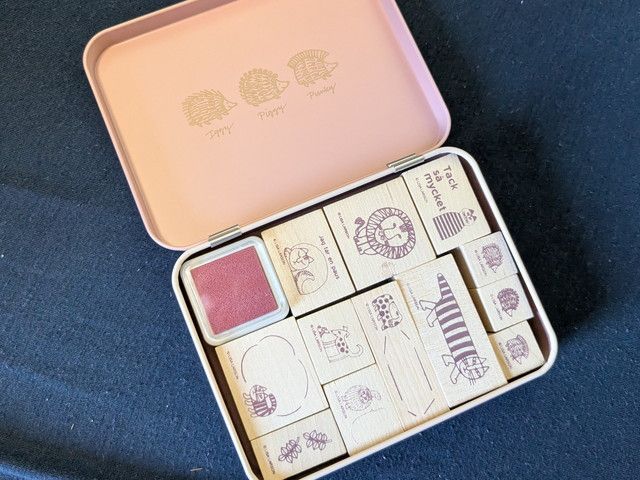 リサ・ラーソン木製スタンプセット