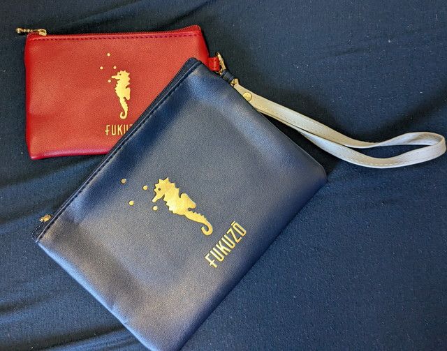FUKUZOポーチ2点のデザインとサイズ感