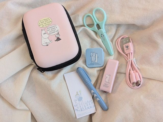 ムーミンのステーショナリーセットの全アイテム