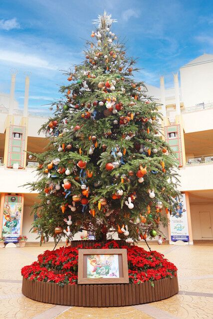 毎年恒例、今年もモミの木を使用したクリスマスツリーも『ズートピア２』仕様に