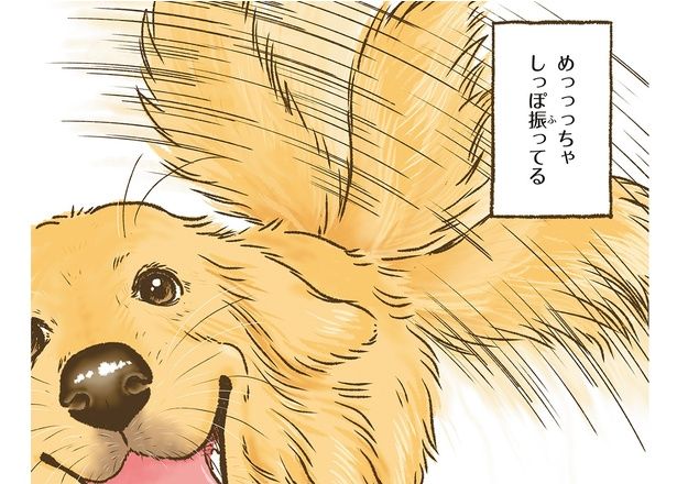 しっぽフリフリ （C）かんち（8kanchi8）／KADOKAWA