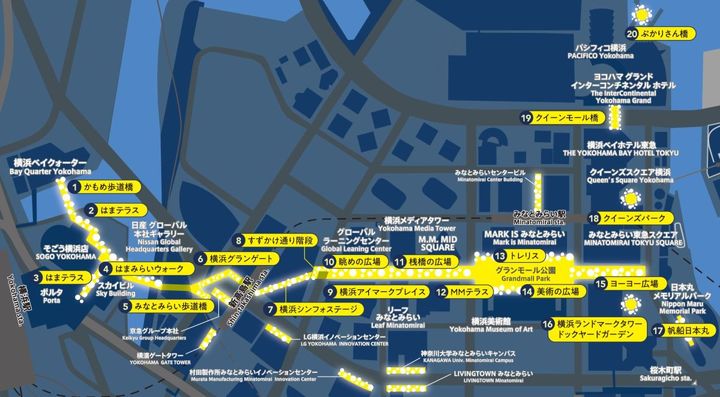 ヨコハマミライト実施エリア