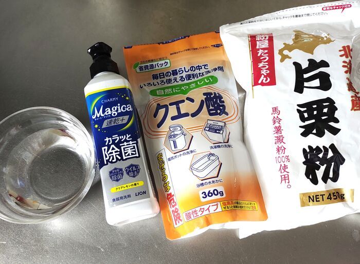 【裏ワザ】クエン酸＋片栗粉で作る〈とろとろジェル掃除〉がとにかく万能でした♡