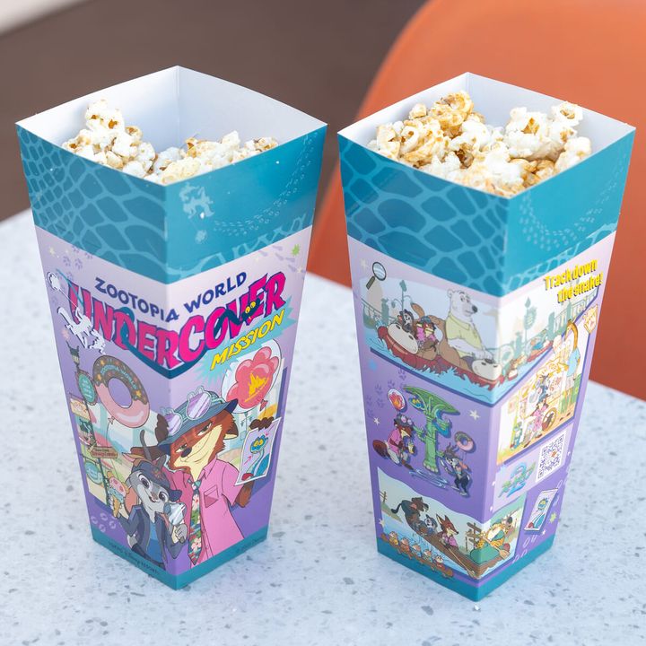 東京ディズニーリゾート『ズートピア２』ポップコーン、レギュラーボックス