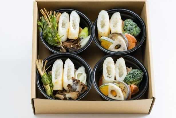 【写真】冷凍きりたんぽ鍋カップ&冷凍きりたんぽスープカレー食べ比べセット